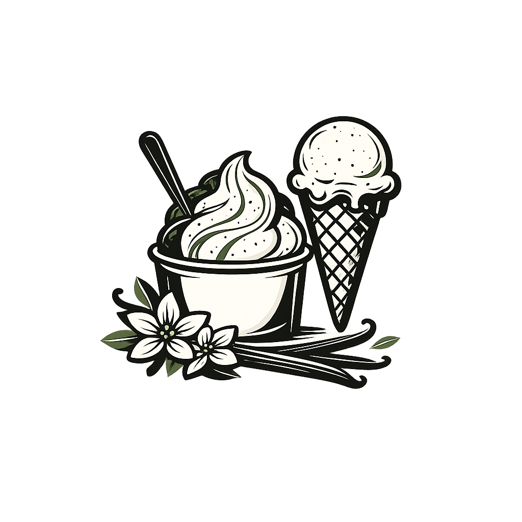 Vanilla Gelato and Ice Cream