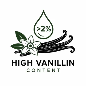 Vanilla Bean high vanillin content
